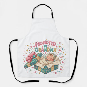 Promoted to Grandma Gift Apron