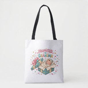 Promoted to Grandma Gift Tote Bag