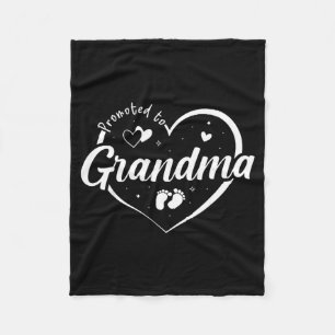 Promoted To Grandma Soon To Be Grandmom New Gigi F Fleece Blanket