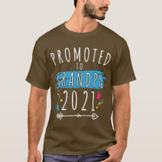 Promoted to grandpa 2021 shirt fathers day 2021 gi