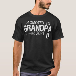 PROMOTED TO GRANDPA 2021 T-Shirt
