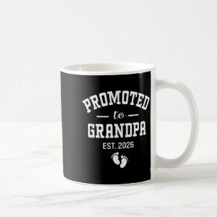 Promoted To Grandpa 2026 First Time Grandfather Me Coffee Mug