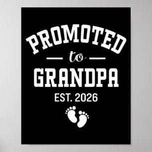 Promoted To Grandpa 2026 First Time Grandfather Me Poster