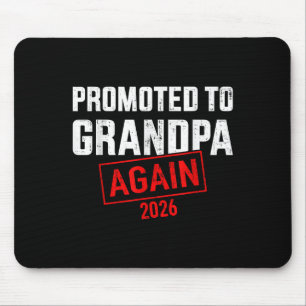 Promoted To Grandpa Again 2026 Mouse Pad