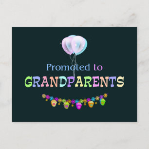 Promoted to Grandpa, celebration Postcard