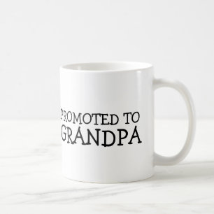 PROMOTED TO GRANDPA COFFEE MUGS