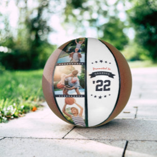 Promoted to Grandpa Custom Photo Basketball