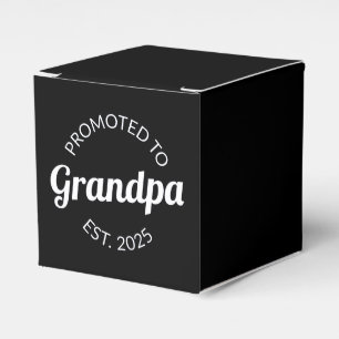 Promoted To Grandpa Est. 2025 I Favour Box