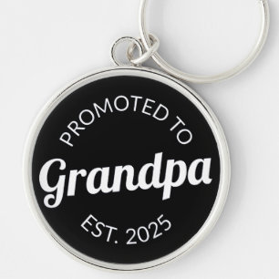 Promoted To Grandpa Est. 2025 I Key Ring