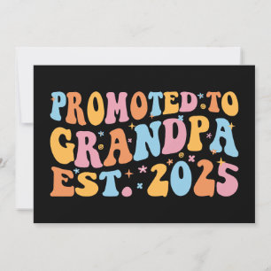 Promoted To Grandpa Est. 2025 III Card