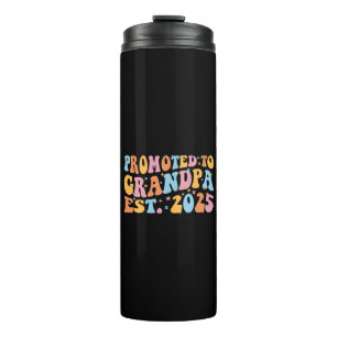 Promoted To Grandpa Est. 2025 III Thermal Tumbler