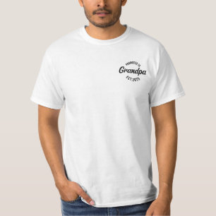 Promoted to Grandpa Est 2025 New Grandpa 2025 T-Shirt