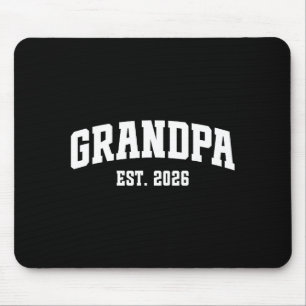 Promoted To Grandpa Est. 2026 Grandparent Baby Ann Mouse Pad