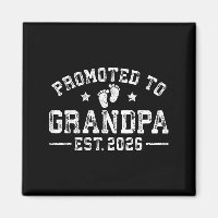Promoted To Grandpa Est. 2026 Grandparents Baby An