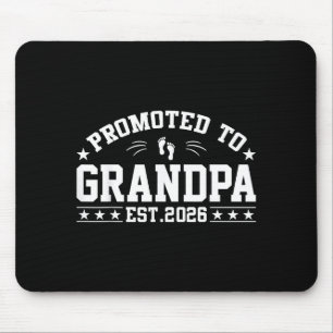 Promoted To Grandpa Est. 2026 Grandparents Grandpa Mouse Pad