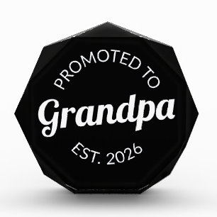 Promoted To Grandpa Est. 2026 I Photo Block