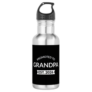Promoted To Grandpa Est. 2026 II 532 Ml Water Bottle