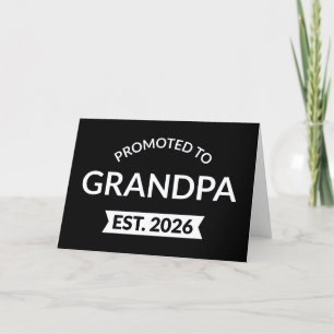 Promoted To Grandpa Est. 2026 II Announcement