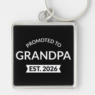 Promoted To Grandpa Est. 2026 II Key Ring