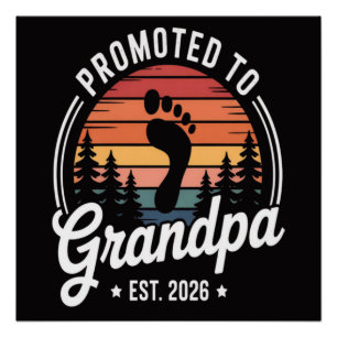 Promoted to Grandpa est. 2026 Poster