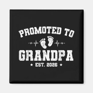 Promoted To Grandpa Est 2026 Pregnancy Announcemen Magnet