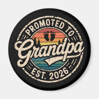 Promoted To Grandpa Est 2026 Pregnancy Retro