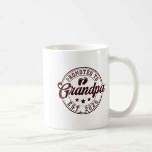 Promoted To Grandpa Est 2026 Soon To Be New Granda Coffee Mug