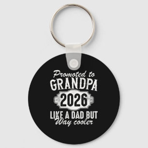 Promoted To Grandpa Est 2026 Soon To Be New Granda Key Ring
