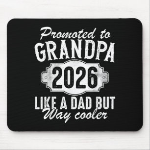 Promoted To Grandpa Est 2026 Soon To Be New Granda Mouse Pad