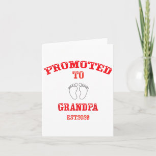Promoted To Grandpa Est 2026grandpa Est 2026 _1 Card