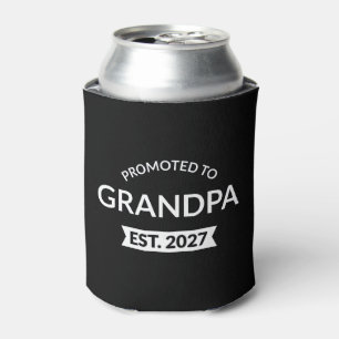 Promoted To Grandpa Est 2027 New Papa II Can Cooler