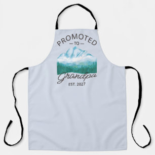 Promoted To Grandpa Est 2027 New Papa VI Apron