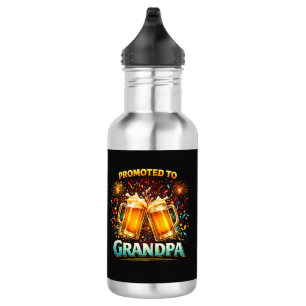 Promoted To Grandpa Future 532 Ml Water Bottle