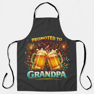 Promoted To Grandpa Future Apron