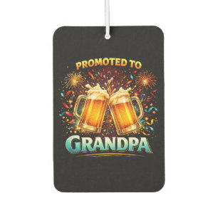 Promoted To Grandpa Future Car Air Freshener