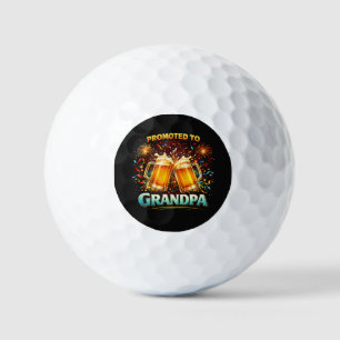 Promoted To Grandpa Future Golf Balls