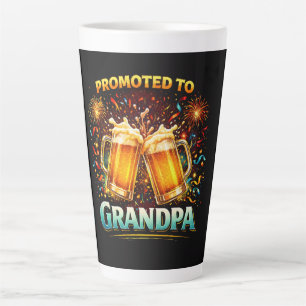 Promoted To Grandpa Future Latte Mug