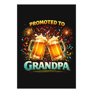 Promoted To Grandpa Future Photo Print