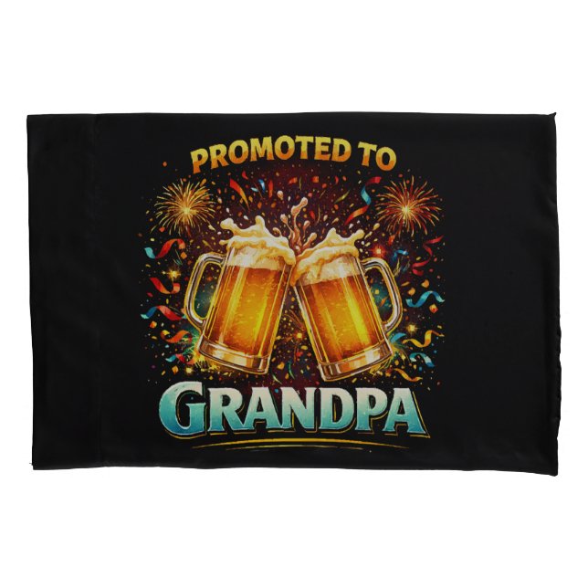 Promoted To Grandpa Future Pillowcase (Front)