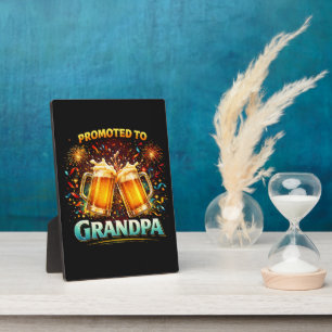 Promoted To Grandpa Future Plaque