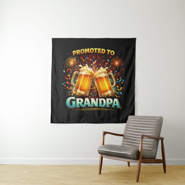 Promoted To Grandpa Future Tapestry (In Situ)
