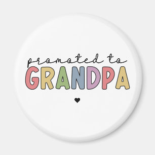 Promoted to Grandpa New Grandad to be gifts Magnet