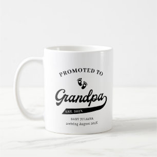 Promoted to GrandPa Pregnancy Announcement Mug