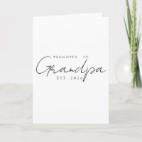 Promoted To Grandpa Sweet Announcement Script