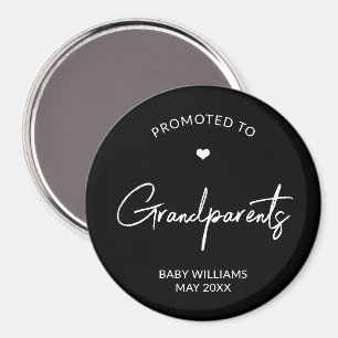 Promoted to Grandparents Pregnancy Announcement Magnet