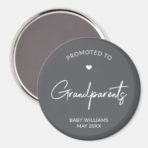 Promoted to Grandparents Pregnancy Announcement Magnet