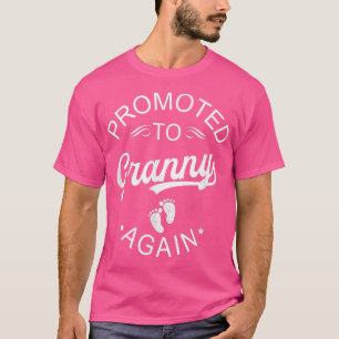 Promoted To Granny Again Pregnancy Announcement Fo T-Shirt