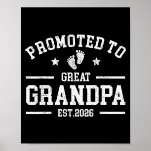 Promoted To Great Aunt Est 2026 New Great Aunt Fat Poster