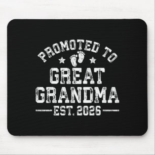 Promoted To Great Grandma Est 2026 First Time New  Mouse Pad
