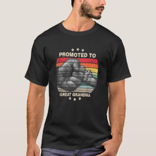 Promoted To Great Grandma Women First Time Grandma T-Shirt